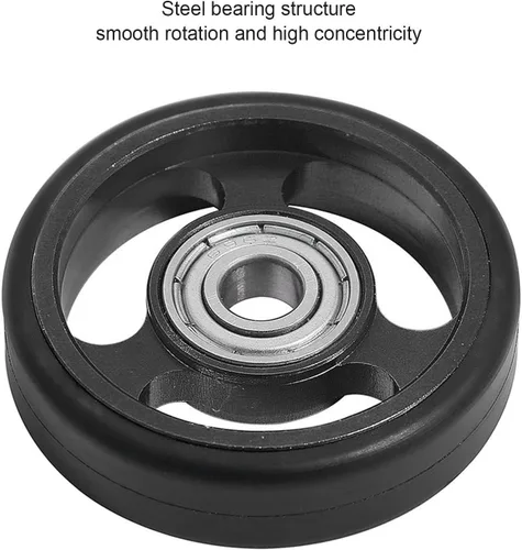 Vista 3 de Zunate Easywheel - Ruedas traseras dobles para bicicleta plegable Brompton, montaje de rodillo de extensión de guardabarros de bicicleta, aleación