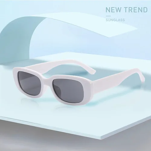 Vista 13 de Lxnoap Gafas de sol de marco grueso ovaladas retro atrevidas, gafas de sol ovaladas retro de Y2k, gafas de sol ovaladas ovaladas retro Mod Kurt