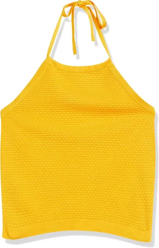 Vista 6 de The Drop Amanda - Suéter con textura halter para mujer