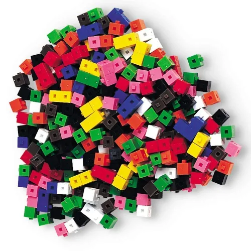 Vista 4 de hand2mind Cubos de Centímetros, Cubos de Plástico, Cubos Conectables, Manipulativos Matemáticos, Cubos de Conteo para Matemáticas de Niños, Cubos