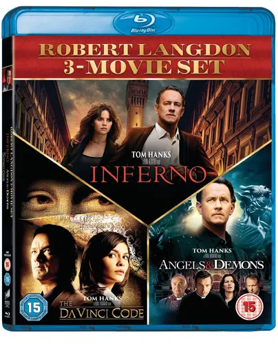 Vista 2 de Inferno, Angels & Demons & Davinci Code Boxset Blu-ray 2019 Region Free