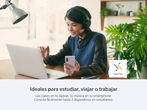 Vista 7 de Sony WH-CH720 Auriculares inalámbricos Bluetooth con cancelación de ruido, micrófono integrado, hasta 35 horas de duración de la batería y carga