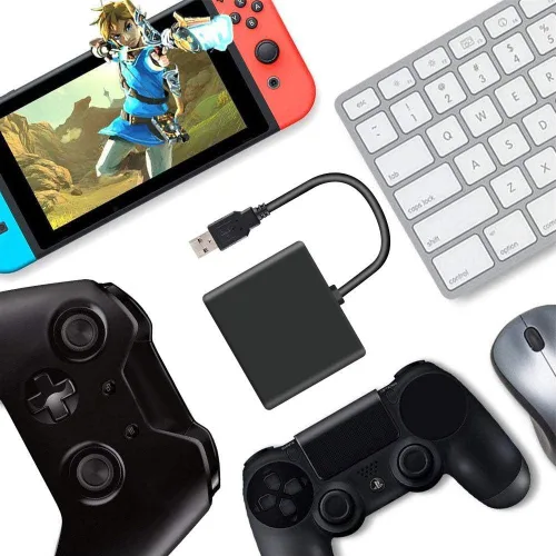Vista 2 de Tangxi Adaptador para teclado y ratones USB paraUno
