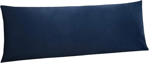 Vista 46 de NTBAY Fundas de almohada de terciopelo con cremallera, paquete de 2 fundas de almohada de viaje de franela de lujo, 13 x 18 pulgadas, color negro