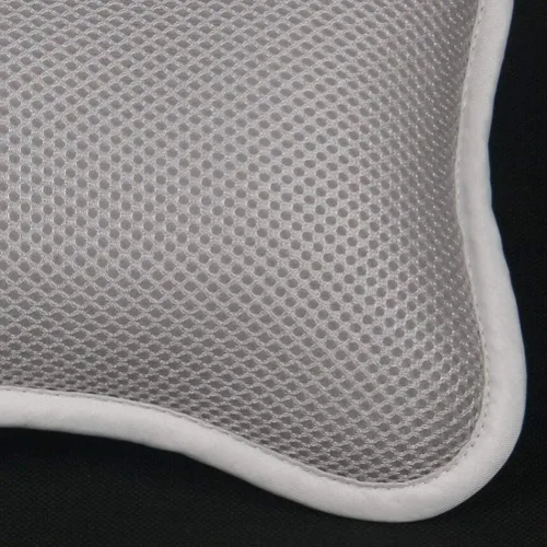 Vista 7 de Heallily Almohada de bañera 1 pieza suave de apoyo con ventosas para cuello y hombro (gris)