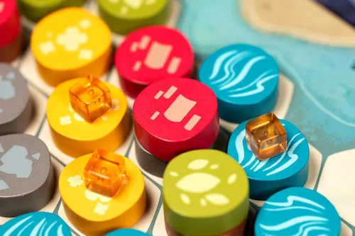 Vista 9 de Asmodee Harmonies Juego de mesa - Crea paisajes oníricos, juego estratégico y poético, juego familiar divertido para niños y adultos, a partir de 10