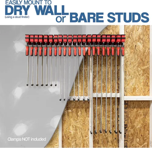 Vista 6 de Fulton Woodworking Tools Abrazadera modular con abrazadera de barra/paralela • Fácil y rápido de alinear • Pre-perforado 16 pulgadas en el centro •
