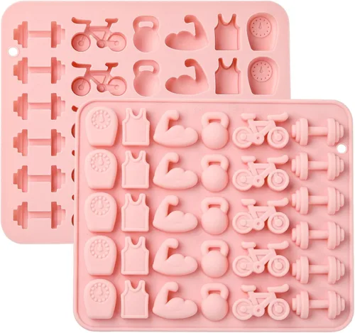 Vista 10 de 2 moldes de silicona en forma de caracol de 4 cavidades para chocolate para decoración de pasteles, gelatina, cubitos de hielo, golosinas