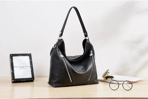 Vista 6 de BOSTANTEN Bolso de cuero para mujer, diseño de bolsos de hombro, Hobo