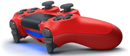 Vista 2 de DualShock 4 Wireless Controller for PlayStation 4 - Magma Red (Renewed)