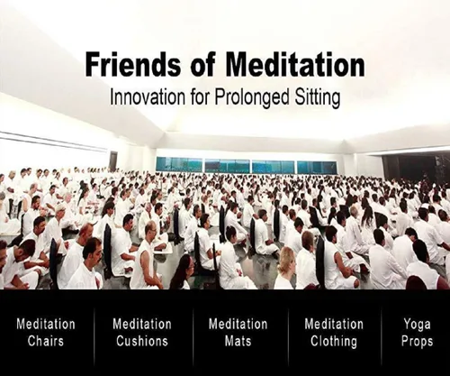 Vista 9 de Friends of Meditation Silla de meditación extra grande Silla de piso con soporte de respaldo Sillas de yoga para adultos Silla plegable