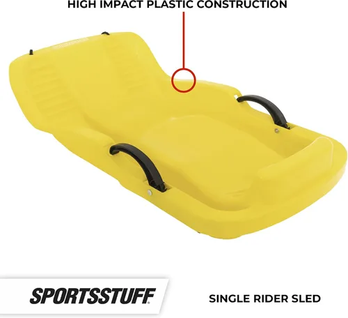 Vista 2 de SportStuff Classic Sleds and Snow Discs - Kids Snow Sleds - Downhill Toboggans - Multiple Colors/Styles