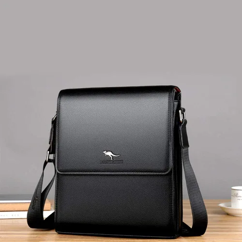 Vista 4 de LederleiterUSA Bolso de hombro de los hombres retro bolso de cuero bolso Crossbody bolsa mensajero personalidad maletín
