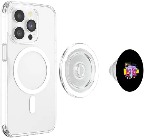 Vista 4 de Made in 1998 90s Nostalgia Retro Vintage 1990s 26th Birthday PopSockets MagSafe PopGrip for iPhone