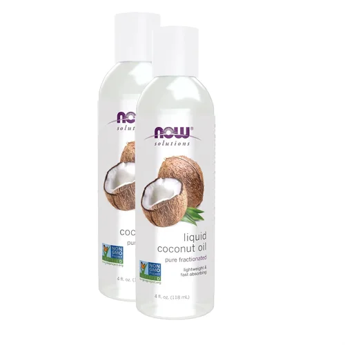 Vista 10 de NOW Solutions, aceite de coco líquido, ligero y nutritivo, promueve piel y cabello de aspecto saludable, 16 onzas (paquete de 2)