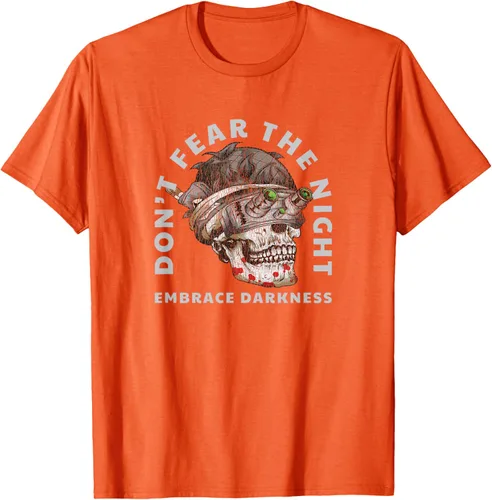 Vista 19 de Camiseta táctica militar con diseño de calavera con visión nocturna Negro