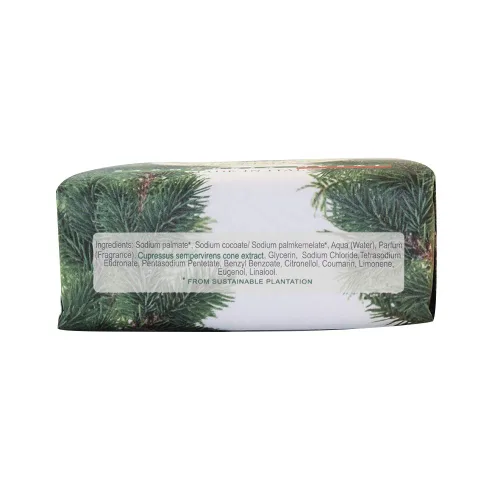Vista 4 de Saponeria Nesti Firenze: Marsiglia Toscano"Pino Selvatico" Jabón vegetal triple molido, pino silvestre, 200g/7oz