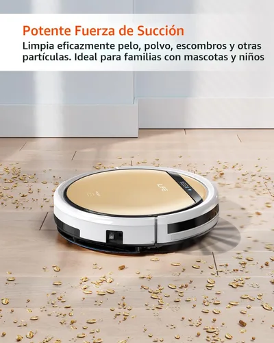 Vista 2 de ILIFE V5s Plus - Robot aspirador y trapeador combinado con Wi-Fi/App/Alexa, aspiradora robótica automática de carga automática, delgada