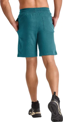 Vista 2 de Champion Jersey de gimnasio para hombre, 100% algodón atlético, pantalones cortos deportivos, 7" y 9