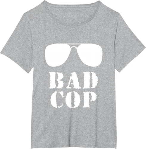 Vista 63 de Bad Cop Funny Police - Camiseta a juego para padre e hijo, Negro, S
