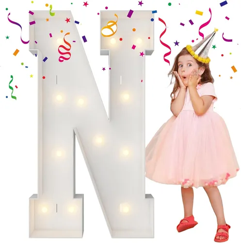 Vista 63 de Letras de marquesina de 4 pies, letras grandes iluminadas en Y para letra-Y