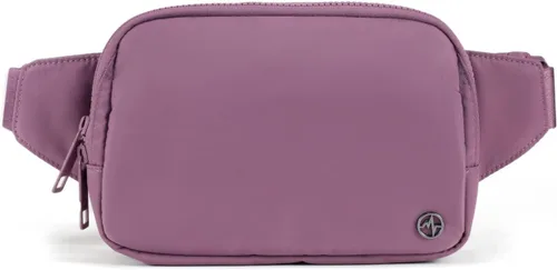 Vista 15 de Bolsa de Cinturón Pander Grande 2L, Riñonera de Nylon para Mujeres y Hombres con Correa Ajustable Negro Onyx