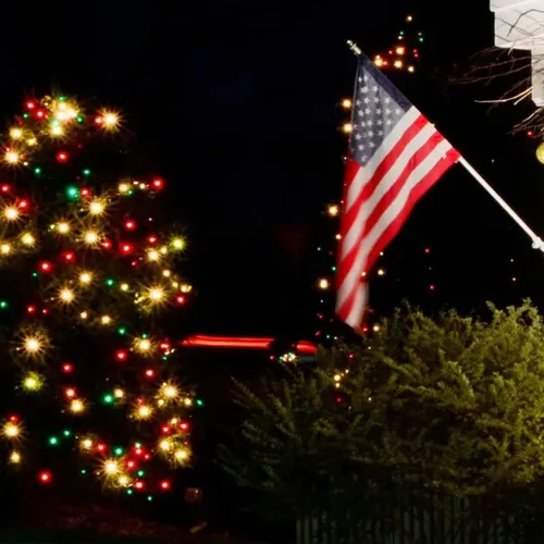 Vista 5 de JUSTPRO - Tira de luces multicolor de alambre blanco de 21.6 pies, 100 luces incandescentes de Navidad, con certificación UL, mini luces de Navidad