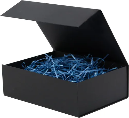 Vista 11 de Rsgift Paquete de 3 cajas de regalo de 18 x 15 x 6.1 pulgadas, cajas de regalo de colores surtidos con tapas, cajas plegables para propuestas