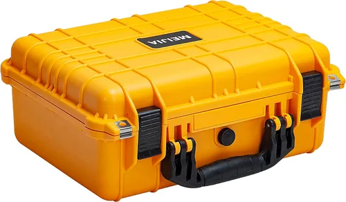 Vista 25 de MEIJIA - Funda rígida impermeable para cámara IP67 para todo tipo de clima, funda protectora rígida, con espuma personalizable, compatible