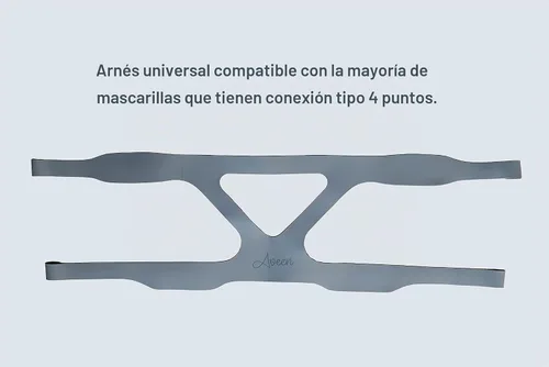 Vista 4 de Máscara CPAP Headgear, máscara universal para la apnea del sueño, accesorios cómodos CPAP