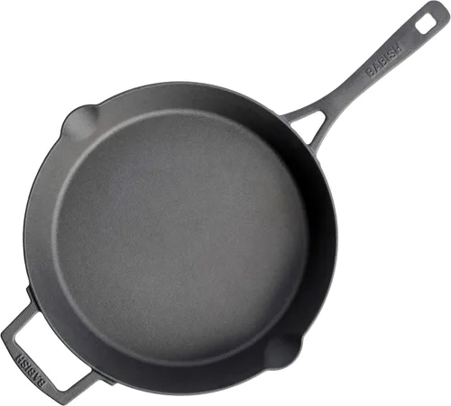 Vista 2 de Babish Sartén presazonada de hierro fundido, 12 pulgadas