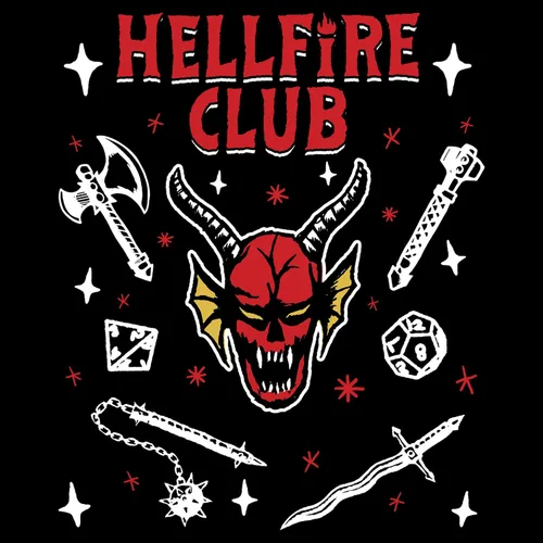 Vista 2 de Stranger Things Hellfire Club Icon - Camiseta para hombre