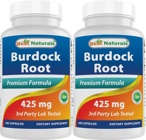Vista 4 de Best Naturals Raíz de bardana 425 mg 180 Cápsulas