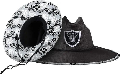 Vista 54 de FOCO - Sombrero de paja con logotipo de equipo universitario de NCAA y estampado floral para hombre