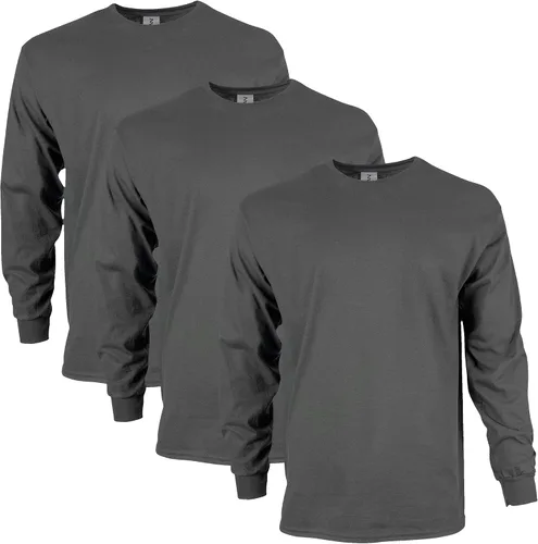 Vista 126 de Gildan - Camiseta de manga larga de algodón ultra estilo G2400 para adultos, paquete múltiple