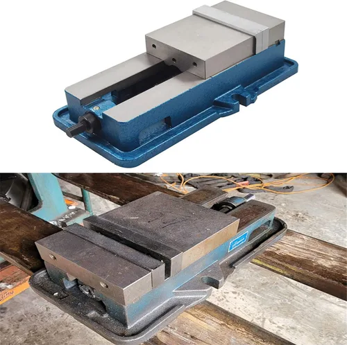 Vista 2 de 3In x 2.95In CNC Fresadora Tornillo de banco de bloqueo de tornillo de banco, sin tornillo de abrazadera base, sujeción de alta precisión