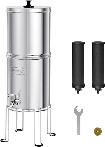 Vista 12 de Sistema de filtro de agua alcalina Waterdrop alimentado por gravedad, aumenta el pH, reduce el fluoruro y hasta un 99% del cloro, con 4 filtros