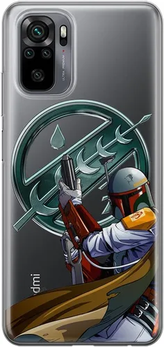 Vista 30 de ERT GROUP Funda de teléfono móvil para Xiaomi REDMI Note 10/10S original y con licencia oficial de Star Wars patrón Boba Fett 001 adaptado