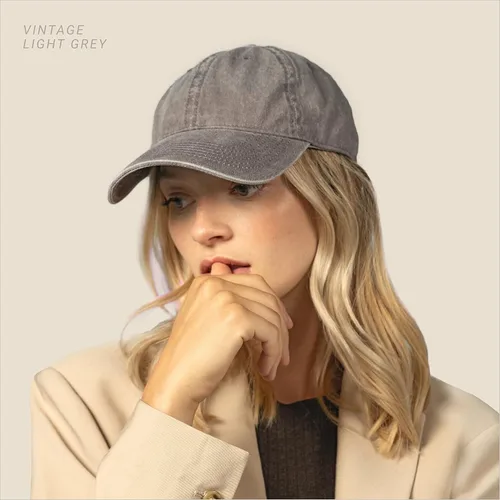 Vista 6 de CHOK.LIDS Everyday Vintage Baseball Cap for Men and Women Unisex Adjustable Lightweight Polo Style Curved Brim