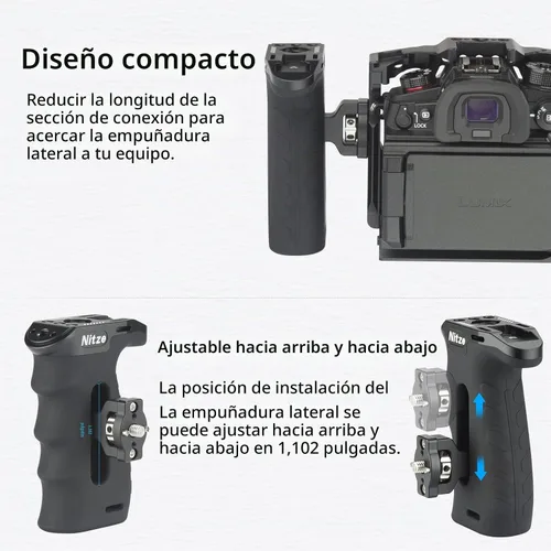 Vista 5 de Nitze - Mango lateral ergonómico con pasadores de localización de 1/4" - PA29D