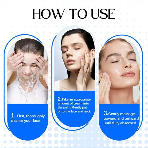 Vista 8 de 5N1 Hidratante de colágeno con retinol y ácido hialurónico, crema facial de hidratación profunda para mujeres y hombres, reafirma visiblemente