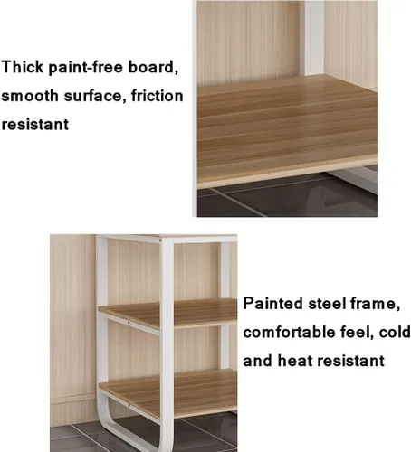 Vista 4 de moisture Soporte para impresora de oficina, estante organizador de copiadoras de gabinete, estante para impresora, carritos y soportes de impresora