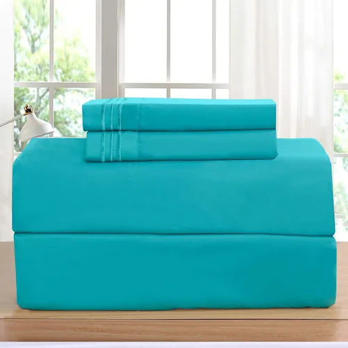 Vista 27 de Elegant Comfort Juego de sábanas de lujo en Amazon 1500 Premier resistente a las arrugas, la decoloración y las manchas, juego de sábanas de 4