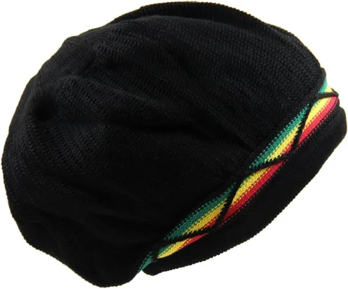Vista 2 de Gorro de algodón clásico Wave Rasta