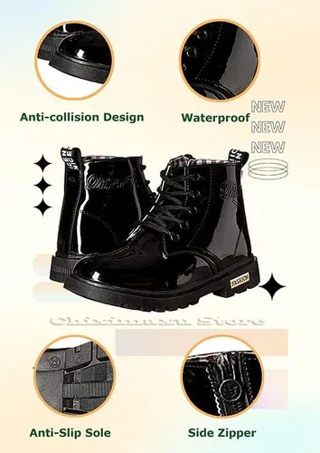 Vista 7 de Maxu Fashion - Botas impermeables de poliuretano para niños