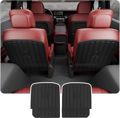 Vista 7 de Alfombrillas Protectoras Compatible con Toyota 4Runner 2025 2026 de 7 Asientos Protector de Asiento Trasero de 2da Fila Cubierta TPE Forros