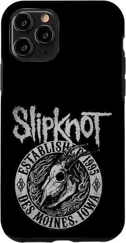 Vista 29 de Funda negra oficial de Slipknot Goat Flames para iPhone 17