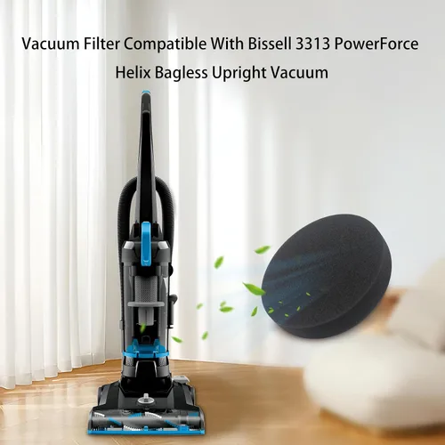 Vista 3 de Filtro de repuesto compatible con Bissell 3313 PowerForce Helix Aspiradora vertical sin bolsa (paquete de 4)
