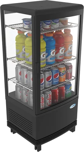 Vista 9 de KoolMore Refrigerador de pantalla CDCU-3C-BK, negro, 3 pies cúbicos