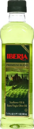 Vista 3 de Aceite de oliva extra virgen e aceite de girasol Iberia, 17 onzas líquidas